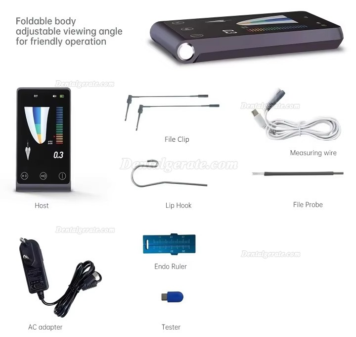 Dentaler apexlokalisator R7 mini-wurzelkanalmessung mit endo-lineal